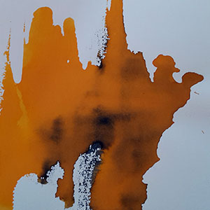 Setje kunstkaarten abstract