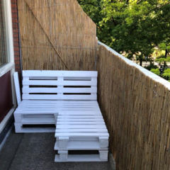 Loungebankje van pallets