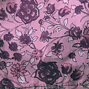mondkapje groot roze met bloemetjes