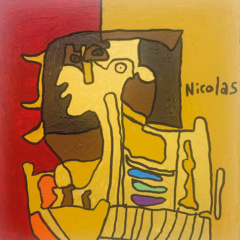 Setje van 6 ansichtkaarten serie Picasso