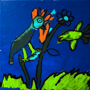 Schilderij “In de tuin“