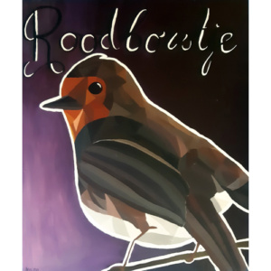 Schilderij “Roodborstje”