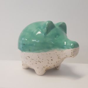 Spaarpot varkentje mintgroen
