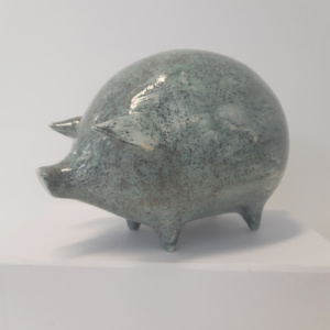 Spaarpot varken blauw