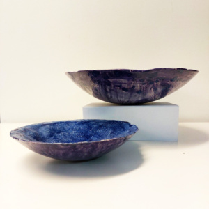 Set schalen ‘Paars blauw’