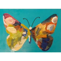 Schilderij Vlinder 1