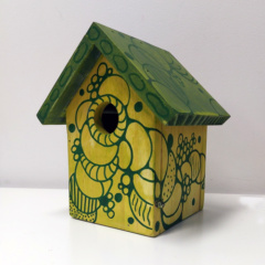 Vogelhuisje groen