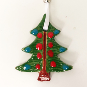 keramiek kerstboom groen