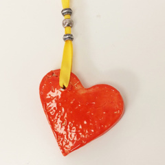 keramiek hanger hart
