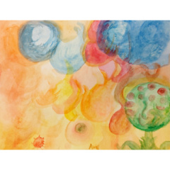 Schilderij Bollenveld