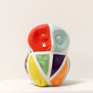 Spaarpot Kleurige uil