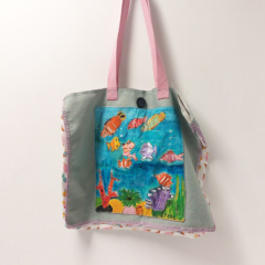 Shopper tas Diep in de zee