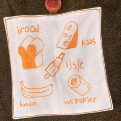 Shopper tas boodschap