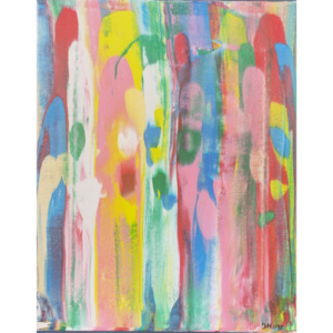 Schilderij Gekleurd Ritme 4