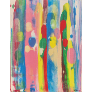 Schilderij Gekleurd Ritme 1