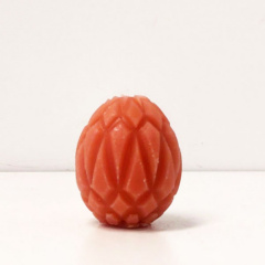 Ei kaars reliëf rood