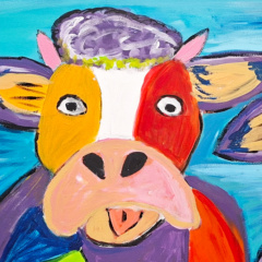 Schilderij Koetjekip