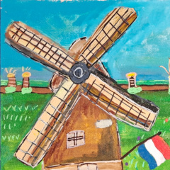 Schilderij De molen
